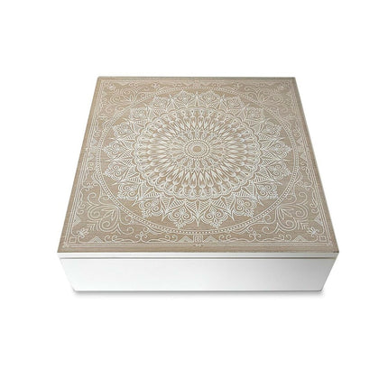 Dekorative Box Versa Mandala Holz MDF 24 x 7 x 24 cm