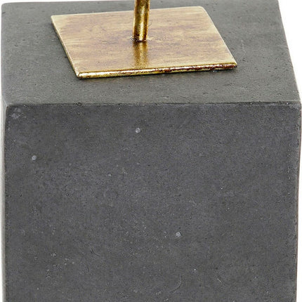 Deko-Figur DKD Home Decor Schwarz Gold Metall Harz Affe Moderne (18 x 11 x 59 cm)
