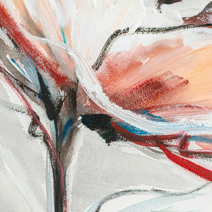 Bild DKD Home Decor 90 x 2,5 x 90 cm Blume Shabby Chic (2 Stück)