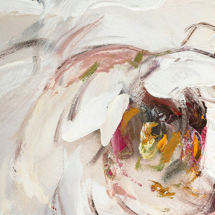 Bild DKD Home Decor 90 x 2,5 x 90 cm Blume Shabby Chic (2 Stück)