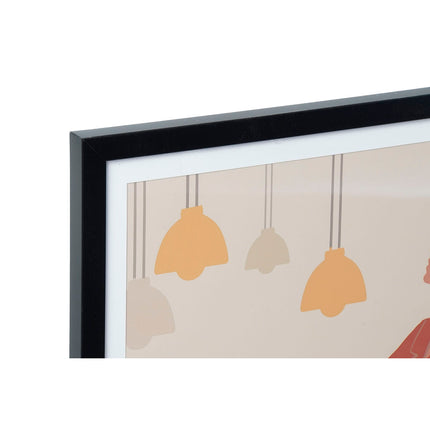 Satz mit 7 Bildern DKD Home Decor Frauen (43 x 2 x 63 cm)