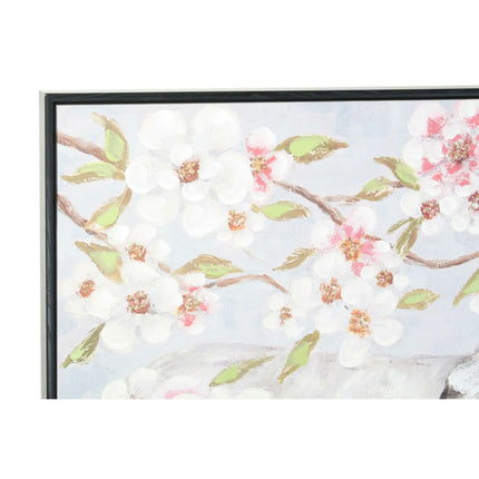 Bild DKD Home Decor Elefant 100 x 3,5 x 100 cm Kolonial Blomster (2 Stück)
