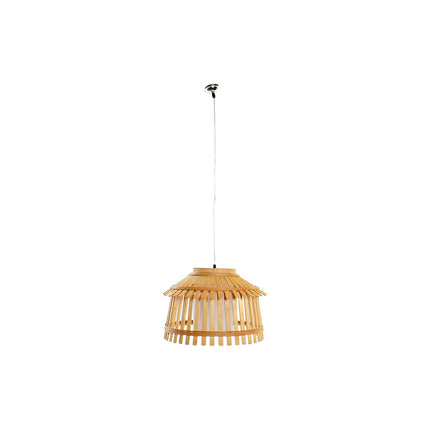 Deckenlampe DKD Home Decor Braun Polyester Bambus 50 W (43 x 43 x 29 cm)