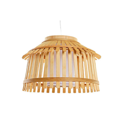 Deckenlampe DKD Home Decor Braun Polyester Bambus 50 W (43 x 43 x 29 cm)