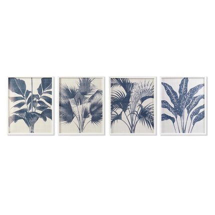 Bild DKD Home Decor 55 x 2,5 x 70 cm Palmen Tropical (4 Stücke)