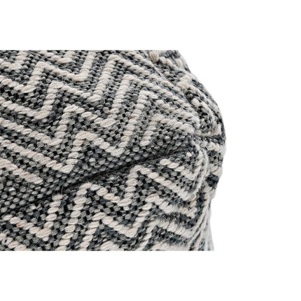 Kissen DKD Home Decor Boden Streifen Blau Polyester Baumwolle Weiß grün Boho (50 x 50 x 50 cm)