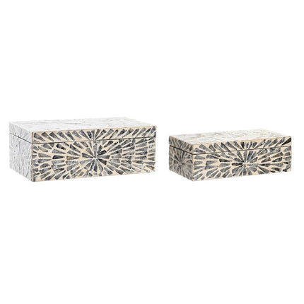 Box-Schmuckkästchen DKD Home Decor Perlmutt Moderne (36 x 20 x 13 cm)