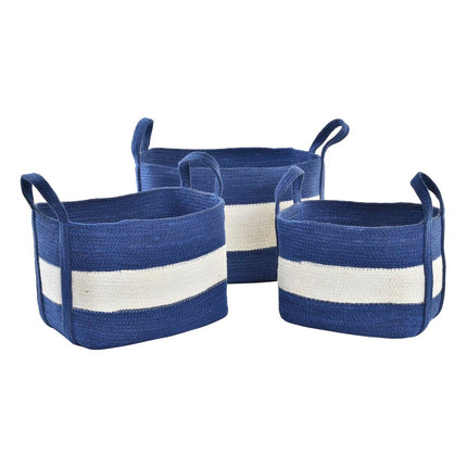 Korb-Set DKD Home Decor Jute (35 x 25 x 34 cm)