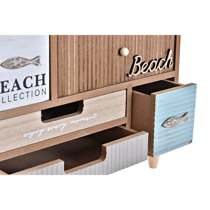 Box-Schmuckkästchen DKD Home Decor Holz Strand (29 x 14 x 22 cm)