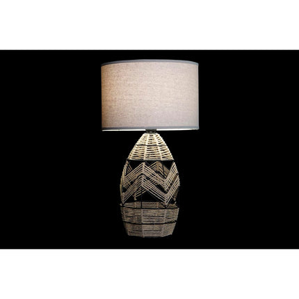 Tischlampe DKD Home Decor Schwarz Braun 220 V 50 W Tropical (30 x 30 x 53 cm)