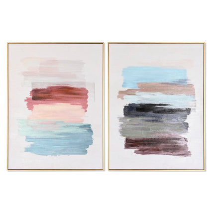 Bild DKD Home Decor 60 x 3,5 x 80 cm abstrakt Urban (2 Stück)