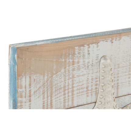 Deko-Figur DKD Home Decor Bunt Mediterraner 33 x 33 x 5 cm (4 Stück)