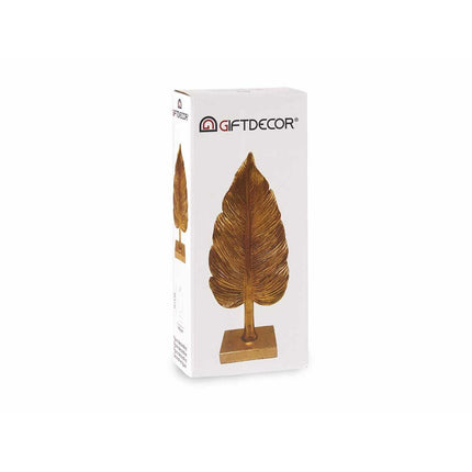Deko-Figur Feder Gold Harz (6,5 x 32,5 x 14 cm)