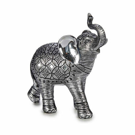Deko-Figur Elefant Silberfarben 21,5 x 20 x 8 cm (6 Stück)