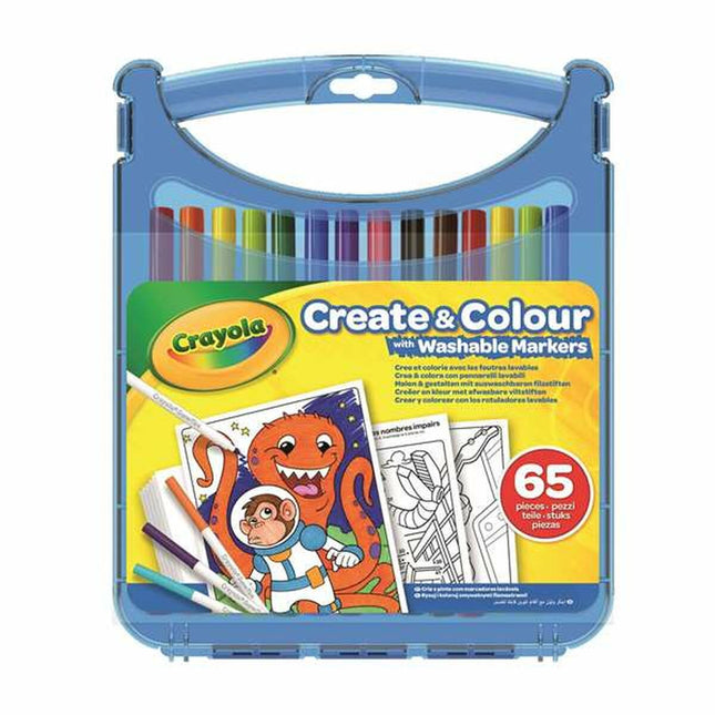 Marker-Set Crayola Waschbar 65 Stücke