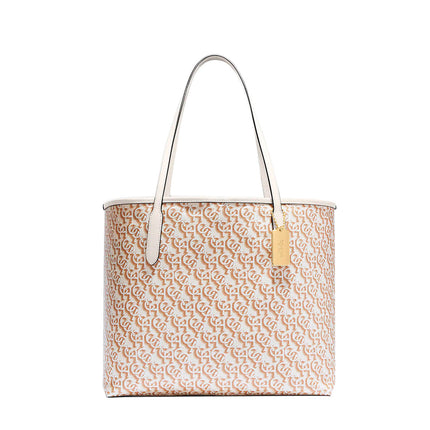Damen Handtasche Coach CF342-IMCHK Braun 48 x 28 x 15 cm