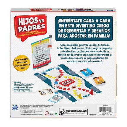 Tischspiel Spin Master Hijos vs Padres 206 Stücke