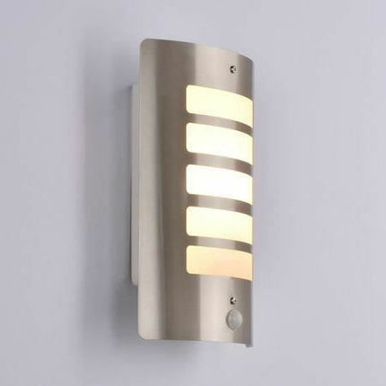 Wandleuchte Corep Außenbereich E27 Silberfarben 20 W