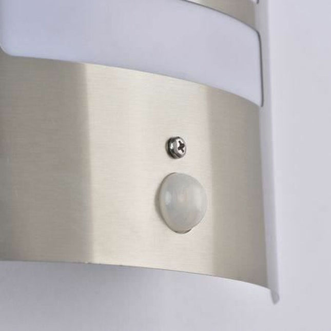 Wandleuchte Corep Außenbereich E27 Silberfarben 20 W