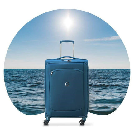 Koffer mittel Delsey Montmartre Air 2.0 Blau 43 x 68 x 29 cm
