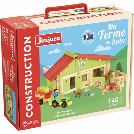 Actionfiguren Jeujura Wooden Farm Playset 140 Stücke