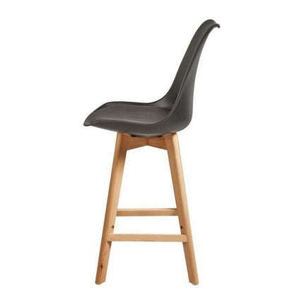 Hocker Bjorn Schwarz Kunststoff Polyurethan (48,5 x 53 x 65 cm) (2 Stück)