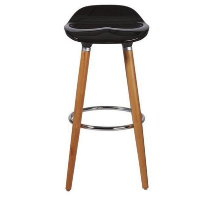 Hocker Oslo Schwarz Braun PVC (39 x 33 x 70 cm) (4 Stück)