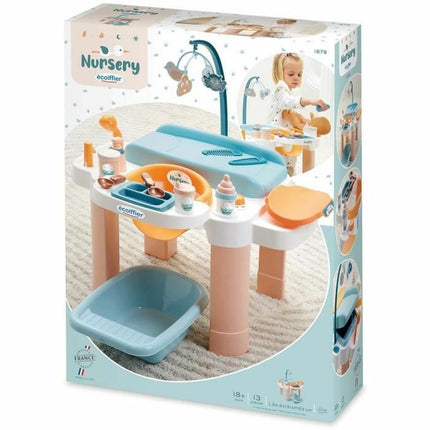 Badewannenset mit Zubehör für Babypuppe Ecoiffier