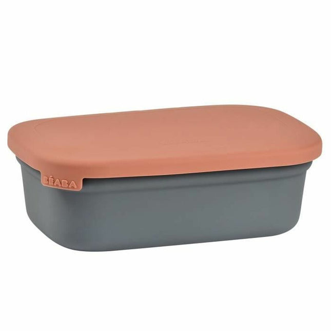 Rechteckige Lunchbox mit Deckel Béaba Rosa 540 ml