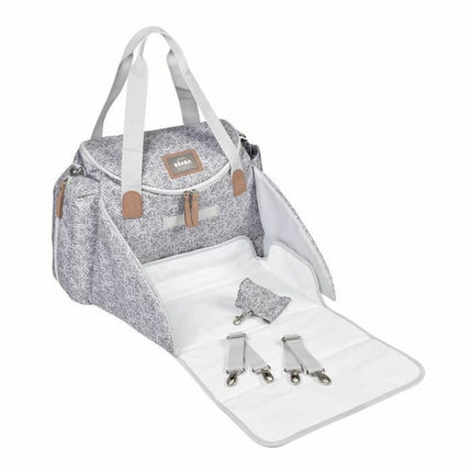 Wickeltasche Béaba Sydney Jungle Grau