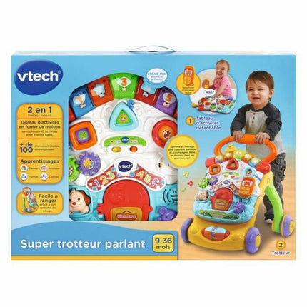 Rutschauto Vtech Super Trotteur Parlant 2 En 1 Orange (FR)