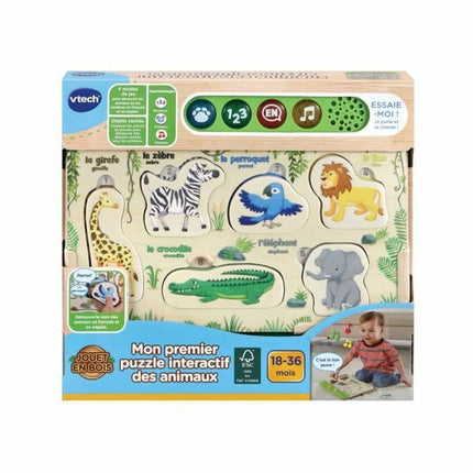 Interaktives Spielzeug Vtech Baby Puzzle Holz tiere
