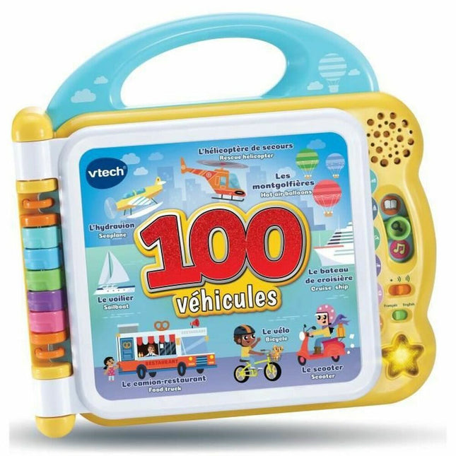 Interaktives Kinderbuch Vtech My Bilingual Picture Book - 100 Vehicles