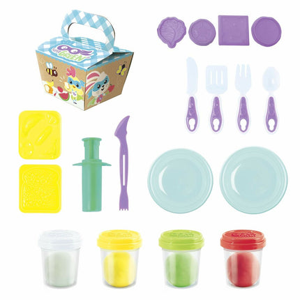 Knetspiel Canal Toys Organic Plasticine Picnic Kit