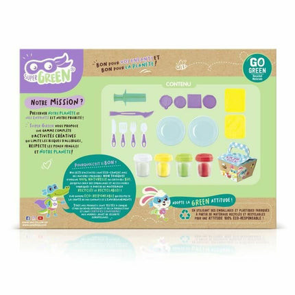 Knetspiel Canal Toys Organic Plasticine Picnic Kit