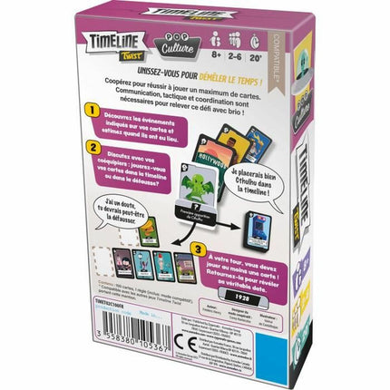 Tischspiel Asmodee Timeline Twist Pop Culture (Französisch)