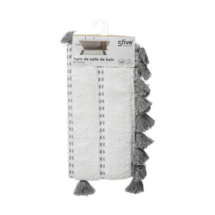 Badematte 5five Grau Baumwolle (50 x 75 cm)