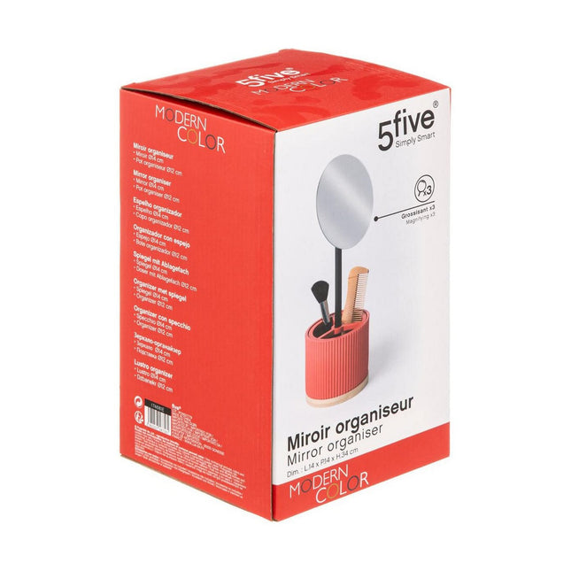 Spiegel 5five Colors Rot (14 x 14 x 35 cm)