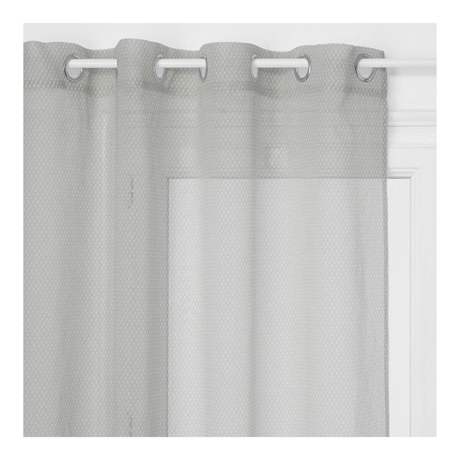 Visillo Atmosphera Grau Kunststoff 240 x 140 cm