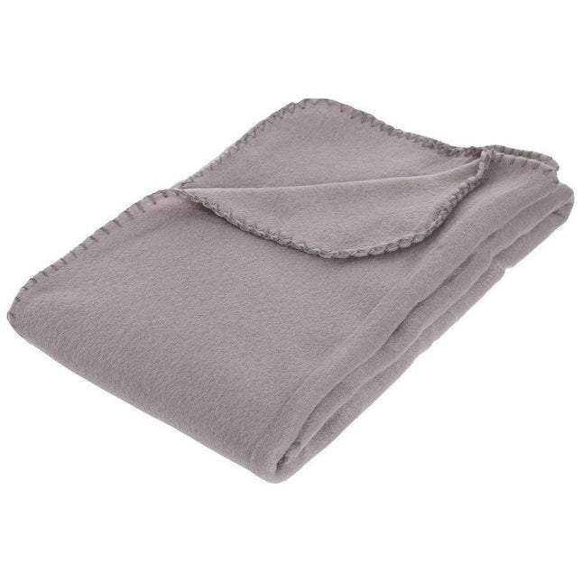 Fleece-Decke Atmosphera Braun Baumwolle (125 x 150 cm)