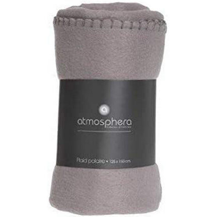 Fleece-Decke Atmosphera Braun Baumwolle (125 x 150 cm)