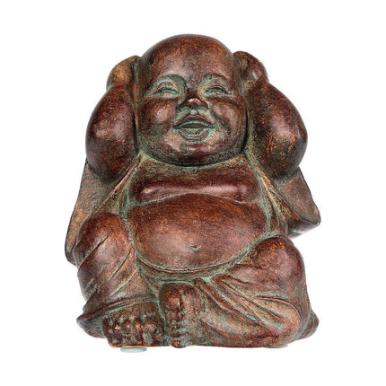 Deko-Figur Atmosphera sabiduria santai Braun Polyesterharz (12 x 11 x 9,5 cm)