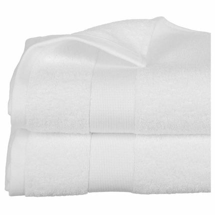 Badetuch Atmosphera Baumwolle Weiß 450 g/m² (100 x 150 cm)