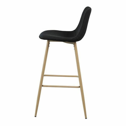 Hocker Aastory Schwarz 2 Stücke 49 x 100 x 46 cm