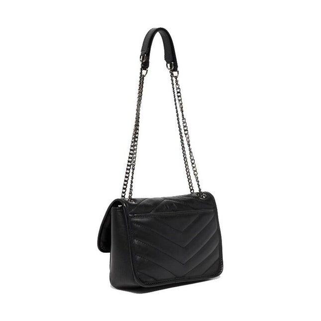 Damen Handtasche Maison Heritage MINI-TAMI-NOIR Schwarz (20 x 17 x 8 cm)