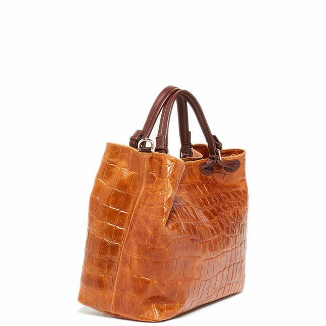 Damen Handtasche Ábaco AS221LIVIAU006 Braun (39 x 32 x 14 cm)