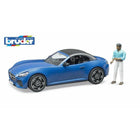 Spielzeugauto Bruder Roadster Blau Figur