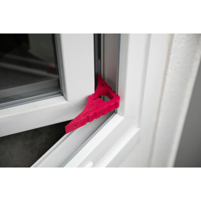 Türhalter Schellenberg Fenster Rosa Kunststoff (12 x 8,5 x 2 cm)