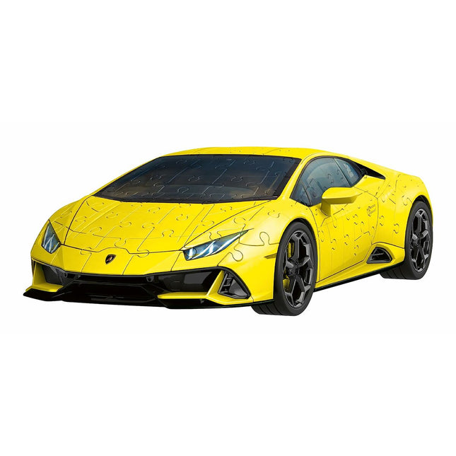 3D Puzzle Lamborghini Huracan Evo Gelb 156 Stücke