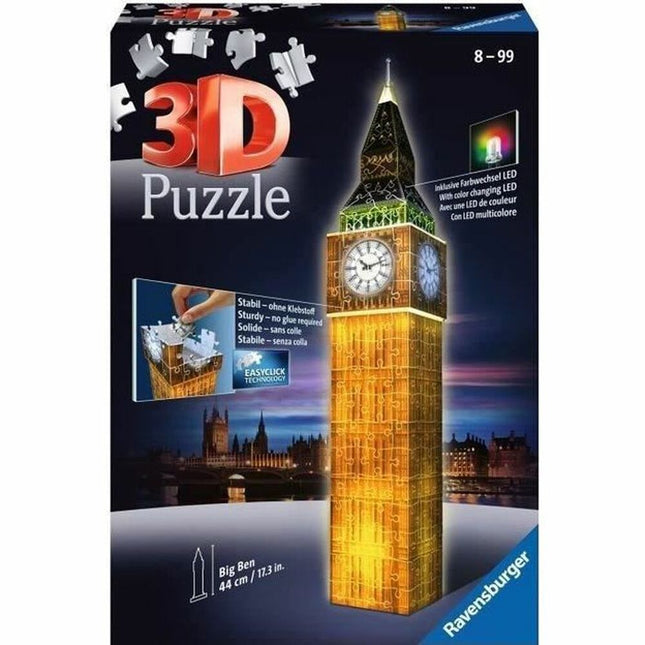 3D Puzzle Ravensburger Big Ben Night Edition 216 Stücke